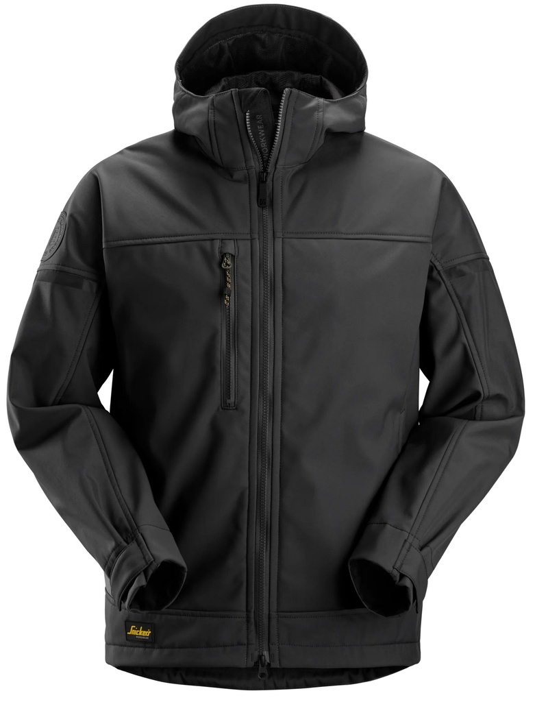 Snickers 1226 Allroundwork Softshell Stretch Jack Met Capuchon