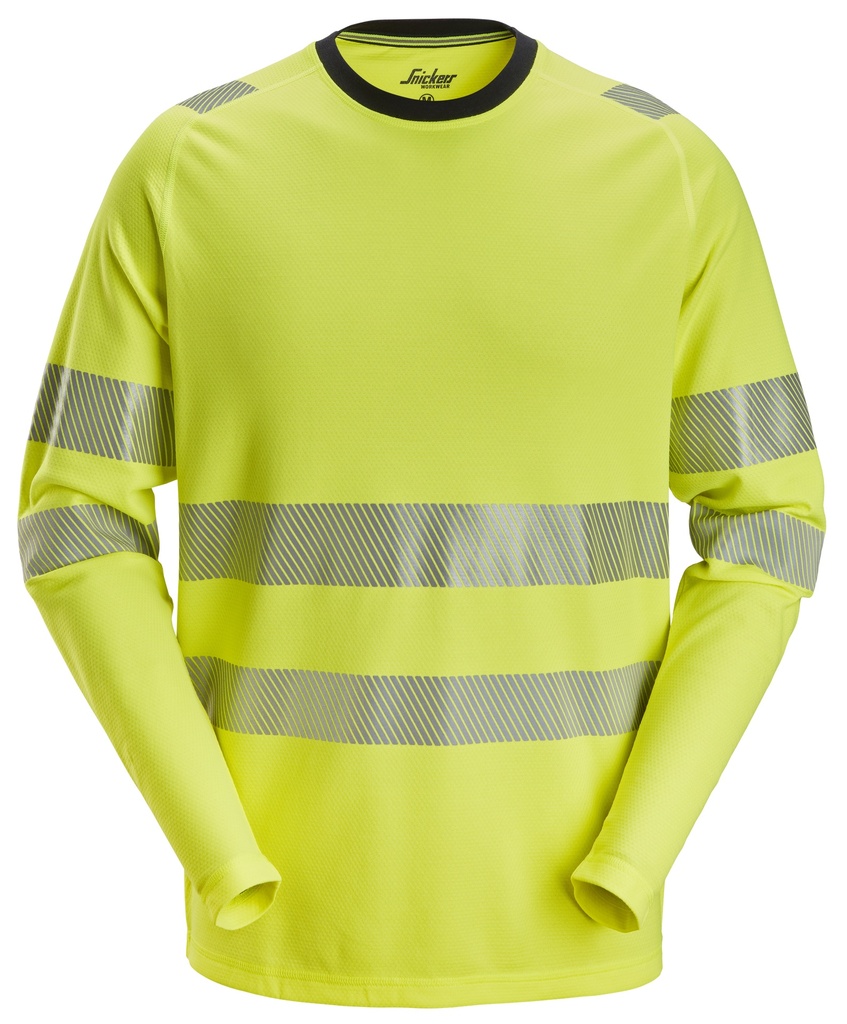 Snickers 2431 High-Vis Klasse 2/3 T-Shirt Met Lange Mouwen