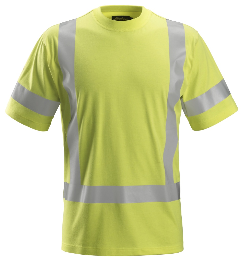 Snickers 2562 Protecwork T-Shirt Met Korte Mouwen High-Vis Klasse 3