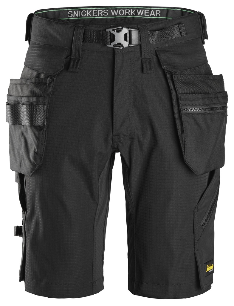 Snickers 6172 Flexiwork Korte Werkbroek Met Afneembare Zakken