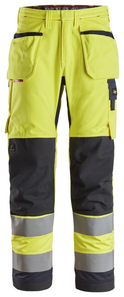 Snickers 6260 Protecwork Werkbroek Met Holsterzakken High-Vis Klasse 2