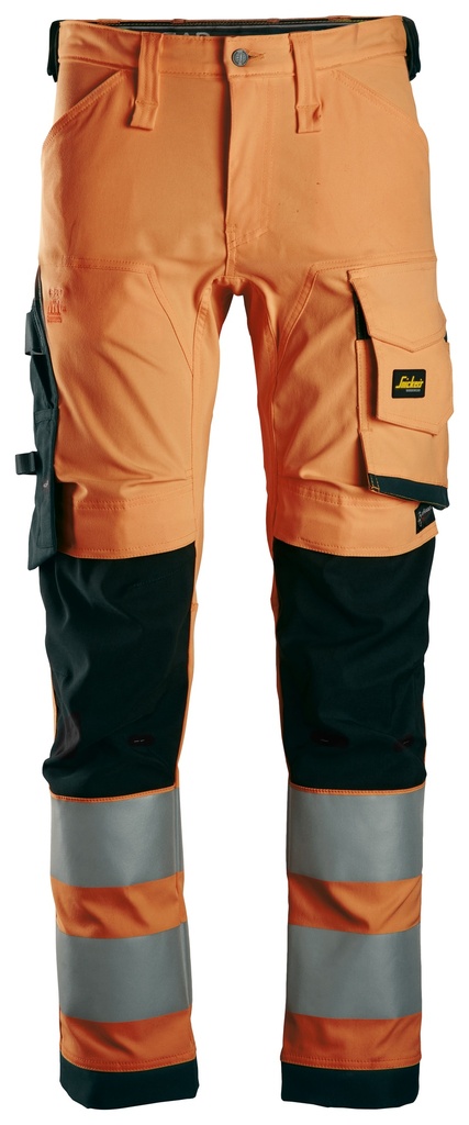 Snickers 6343 High-Vis Klasse 2 Stretch Werkbroek