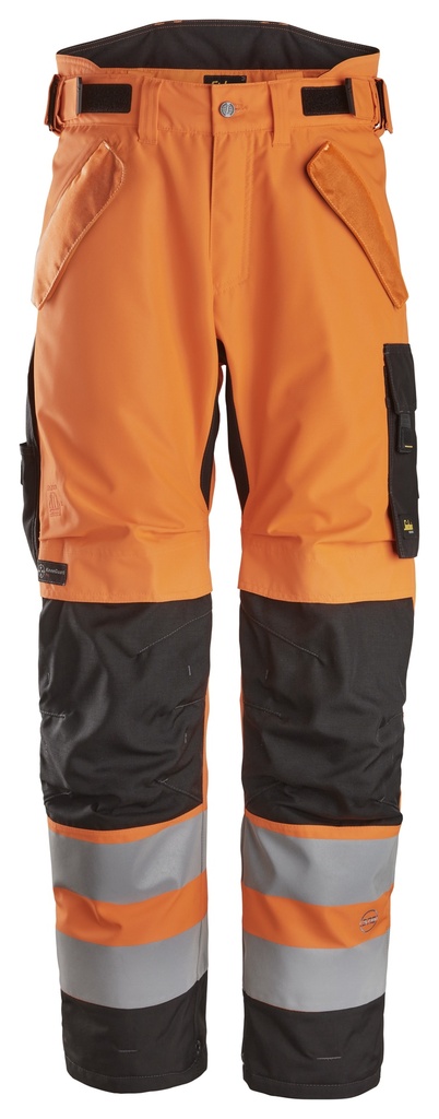 Snickers 6630 High-Vis Klasse 2 Waterproof 37.5® 2-Laags Licht Gewatteerde Werkbroek