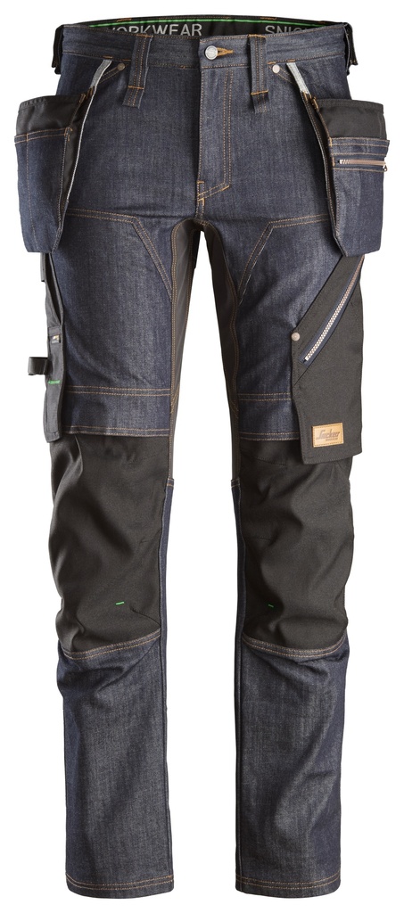 Snickers 6955 Flexiwork Denim Werkbroek+ Met Holsterzakken
