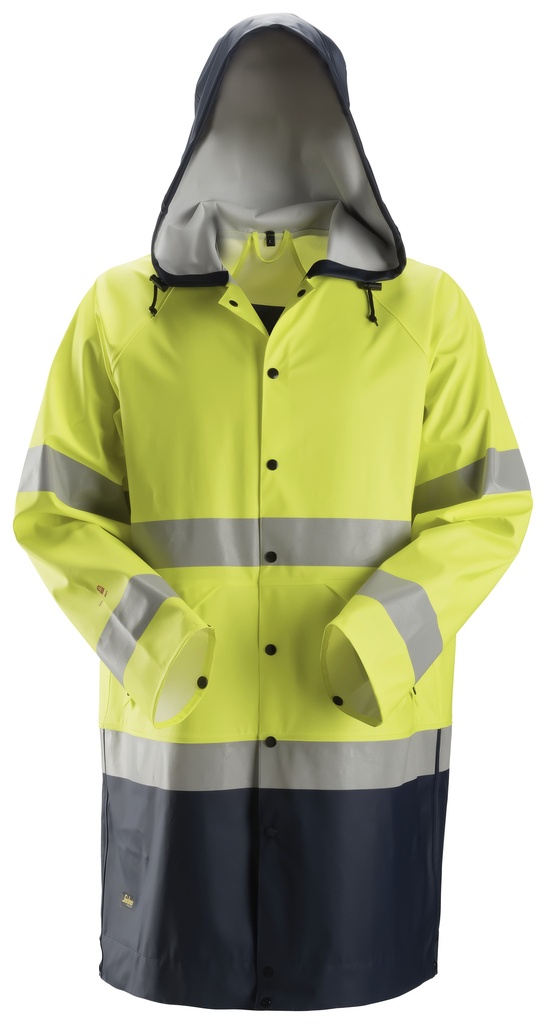 Snickers 8261 Protecwork Regenjack Pu High-Vis Klasse 3