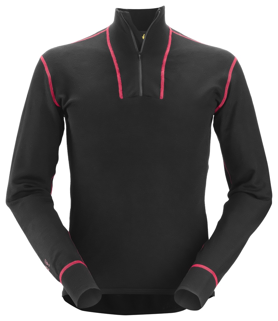 Snickers 9462 Protecwork Wollen Shirt Met Lange Mouwen En Rits