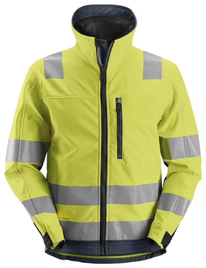 Snickers 1230 Allroundwork High-Vis Softshell Jack Klasse 3