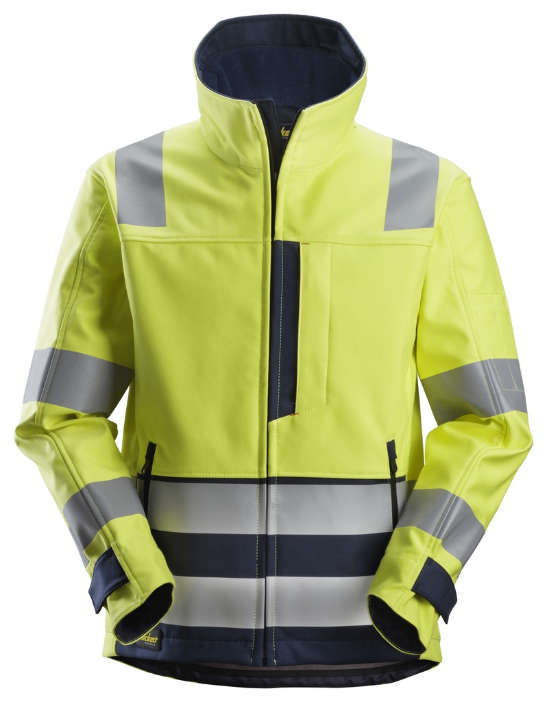Snickers 1260 Protecwork Soft Shell Jack High-Vis Klasse 3