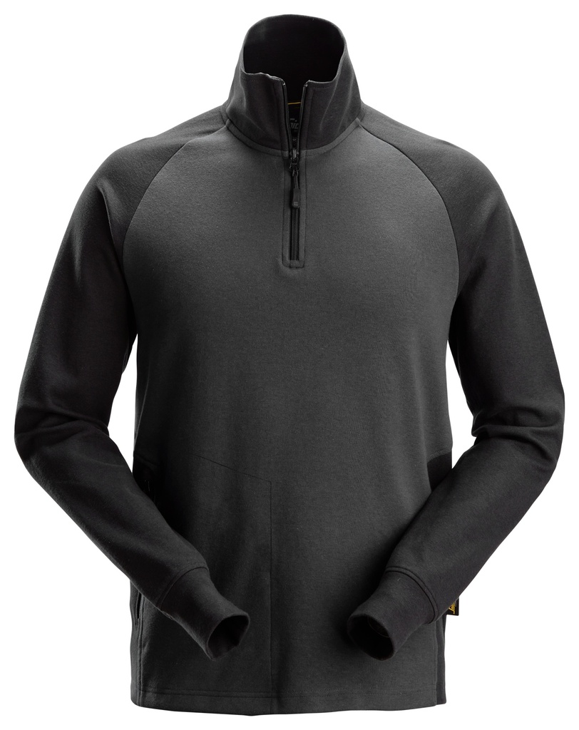 Snickers 2841 Tweekleurig Sweatshirt Met Halve Rits