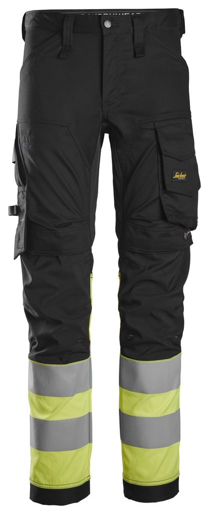 Snickers 6334 High-Vis Klasse 1 Stretch Werkbroek