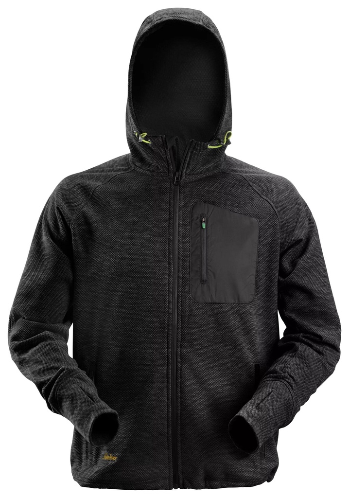 Snickers 8041 Flexiwork Fleece Hoodie Met Volledige Rits