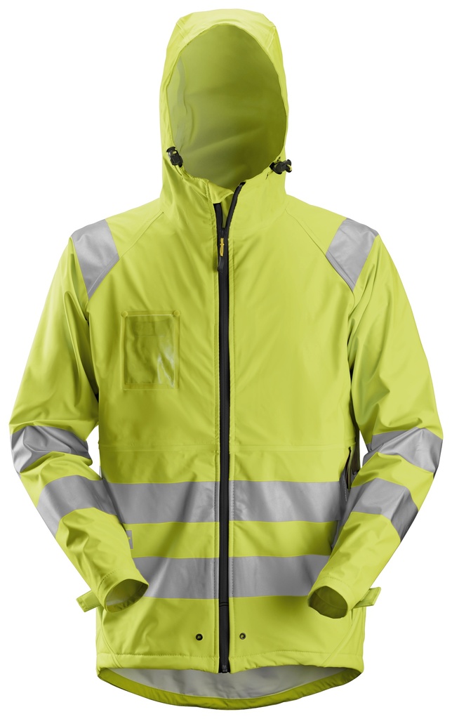 Snickers 8233 Regenjack Pu High Visibility Klasse 3