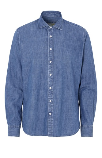 Cottover Shirt Denim Slim Fit Man - GOTS