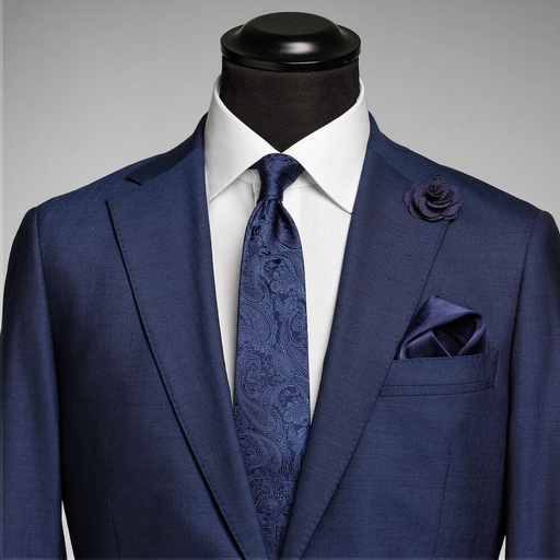 J.Harvest & Frost Solid Paisley Tie With Giftbox