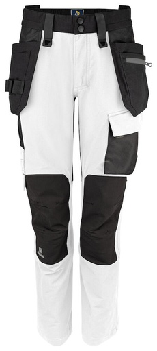 Projob 5564 Dames Stretchbroek Met Kniezakken En Spijkerzakken