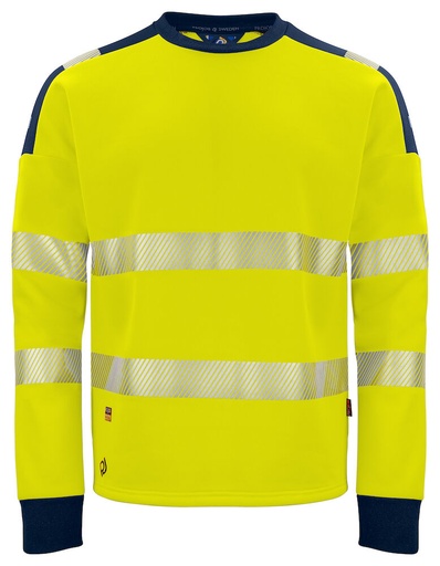 Projob 6108 Signalisatiesweater Ronde Hals En Iso 20471 Klasse 3