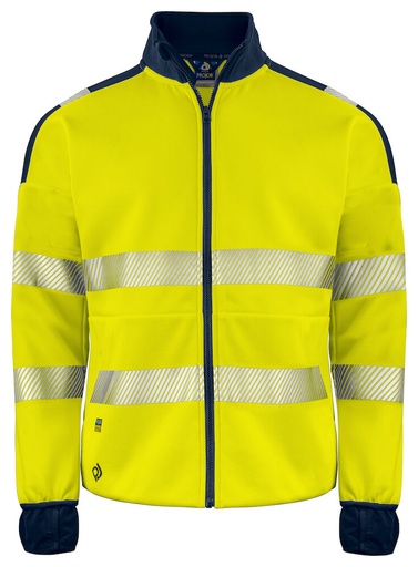Projob 6109 Signalisatiesweater Met Lange Ritssluiting En Iso 20471 Klasse 3