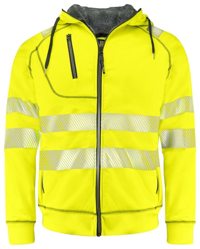 Projob 6130 Signalisatiehoodie Gevoerd En Iso 20471 Klasse 3/2