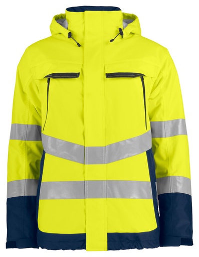 Projob 6441 Gevoerde Signalisatieregenjas En Iso 20471 Klasse 3