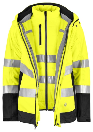 Projob 6445 Signalisatiejas 3-In-1 En Iso 20471 Klasse 3/2