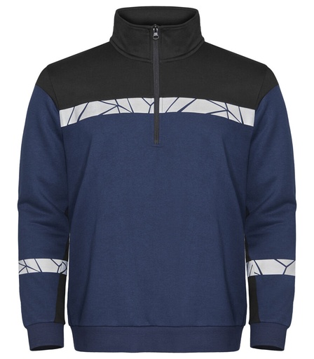 Projob 7102 Sweater Halve Ritssluiting