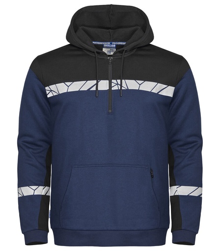 Projob 7104 Hoodie Met Halve Ritssluiting