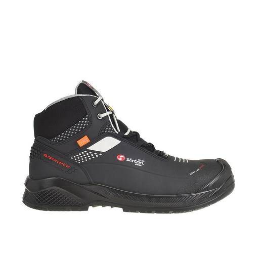 Sixton Muscle High Zwart Grijs Mid S3 Werkschoenen