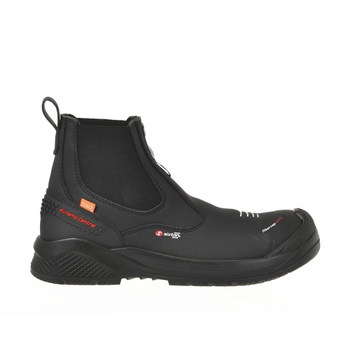 Sixton Forte Zwart Grijs Mid S3 Werkschoenen