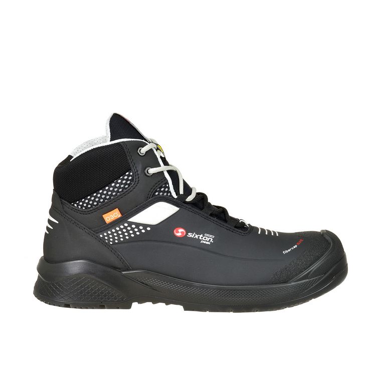 Sixton Forza High Zwart Grijs Mid S3 Werkschoenen