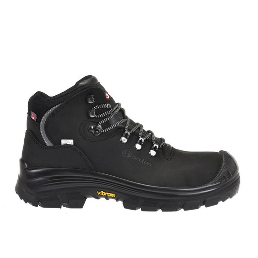 Sixton Stelvio HDry Zwart Grijs Mid S3 Werkschoenen