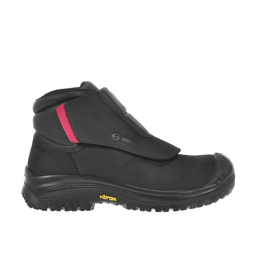 Sixton Weld 2 Zwart Rood Mid S3 Werkschoenen