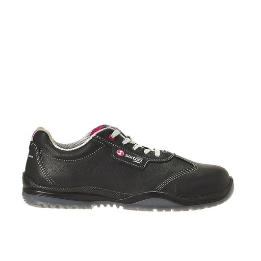 Sixton Dance Zwart Rood Low S3 Werkschoenen