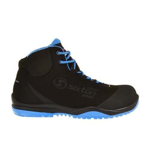 Sixton Cuban High Zwart Blauw Mid S3 Werkschoenen