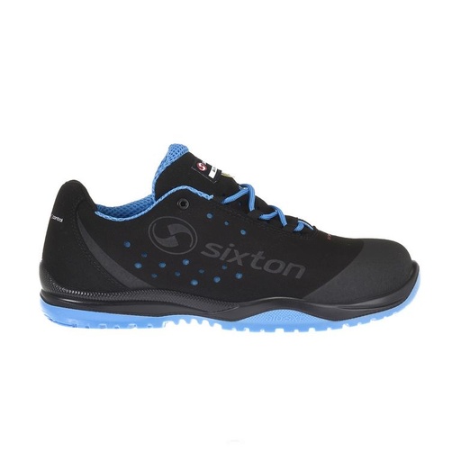 Sixton Cuban Zwart Blauw Low S1 Werkschoenen