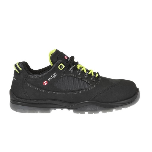 Sixton Swing Zwart Lime Low S3 Werkschoenen