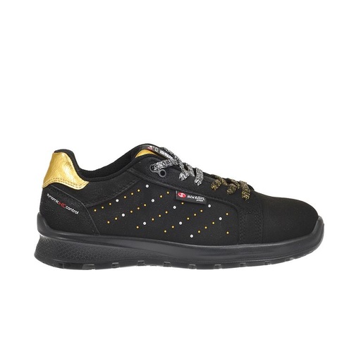 Sixton Boma Zwart Goud Low S3 Werkschoenen