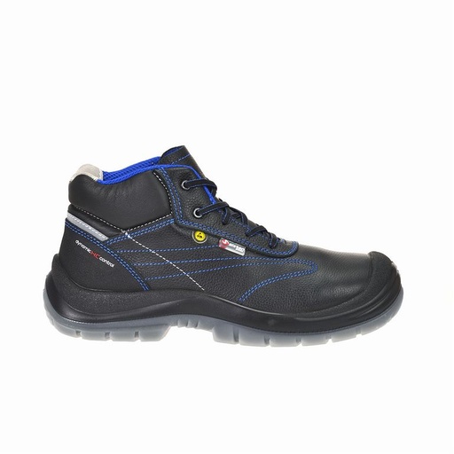 Sixton Belluno Zwart Blauw Mid S3 Werkschoenen