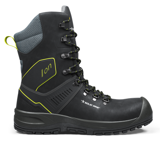 Solid Gear Ion Hoog Zwa/Groen S3L Werklaarzen