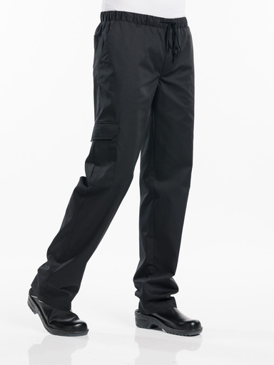 Chaud Devant Baggy Black Chef Pants
