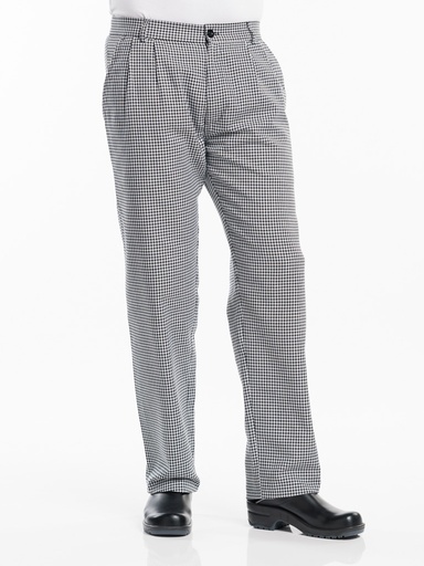 Chaud Devant Pepita Black Chef Pants