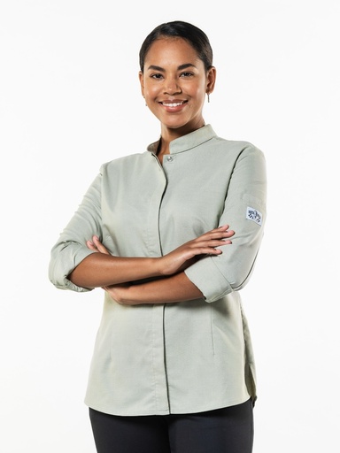 Chaud Devant Lady Nordic Green Chef Jacket
