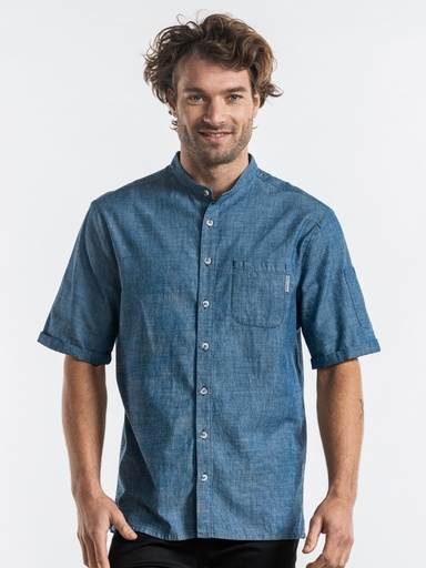 Chaud Devant Verano Blue Short Sleeve Chef Jacket