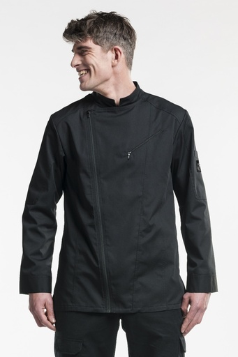 Chaud Devant Biker Black Chef Jacket