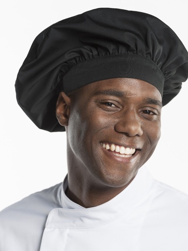 [CD-31499] Chaud Devant Chef Hat Nero Headwear