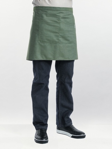 [CD-44999] Chaud Devant Base Moss Green Apron