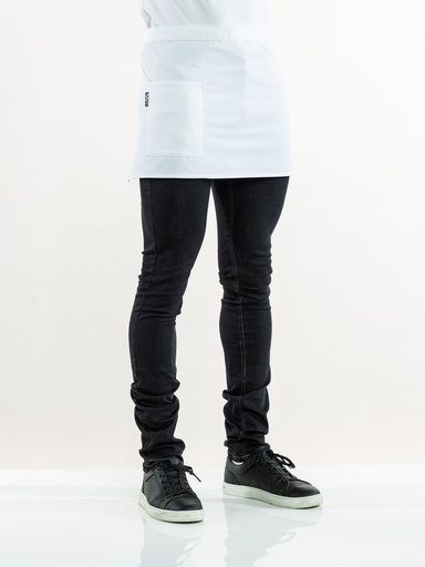 Chaud Devant 3-Pockets White Apron