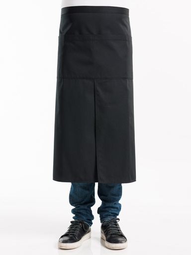 [CD-49179] Chaud Devant 4-Pockets Black Apron