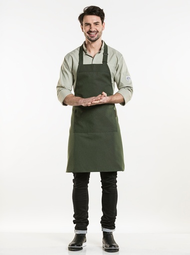 [CD-54599] Chaud Devant Nordic Base Forest Bib Apron