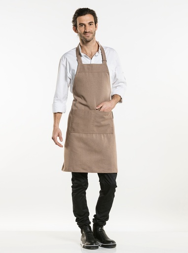 [CD-54799] Chaud Devant Nordic Base Clay Bib Apron