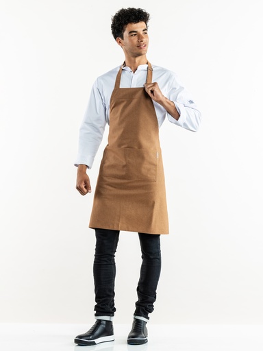 [CD-55699] Chaud Devant Base Chestnut Bib Apron